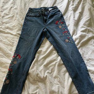 Vintage Floral Jeans